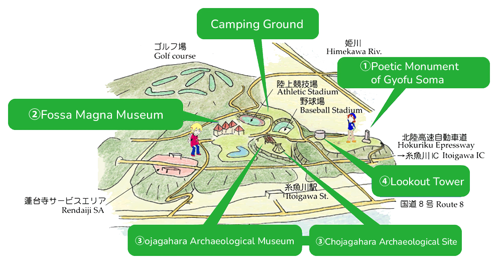 Miyama Park and Museums Area