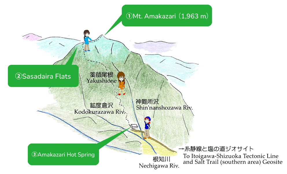 Amakazariyama Area