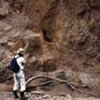 Collapsed geology (colluvium) at Kuzuha Pass