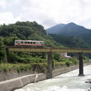 히메가와(姫川)계곡(오오이토선) 지오사이트