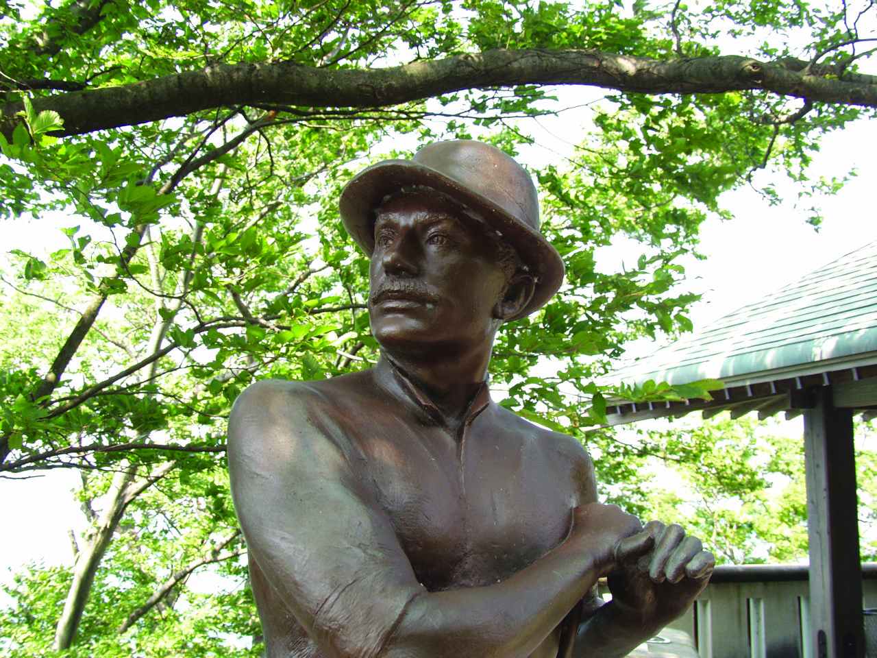 ウォルター・ウェストン像